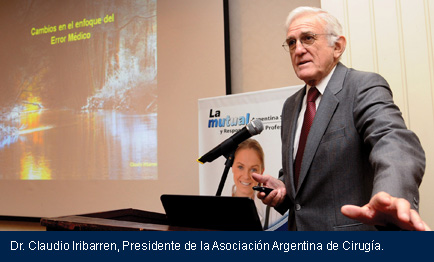 Dr. Claudio Iribarren,  Presidente de la Asociacin Argentina de Ciruga.