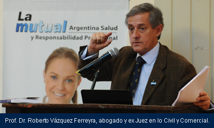 Prof. Dr. Roberto Vzquez Ferreyra, abogado y ex Juez en lo Civil y Comercial.